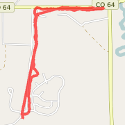 2.46 mi Run in Rangely on May 28, 2012 11:48 AM