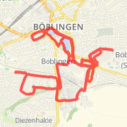 8.88 mi Road Cycling in B&ouml;blingen on May 28, 2012 9:45 PM