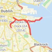 A  route mapped on Mon May 28 2012