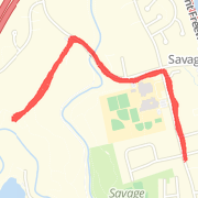 2.55 mi Run in Jessup on May 29, 2012 17:49
