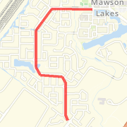 Mawson Lakes Blvd 4km