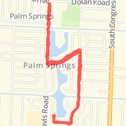 3.06 mi Group Run in Palm Springs on May 30, 2012 10:32 AM