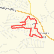 3.71 mile Run/Jog in Fairfield on May 30, 2012 at 07:13 pm