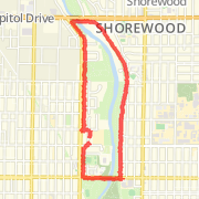 3.64 mi Hike in Milwaukee on May 31, 2012 6:59 AM