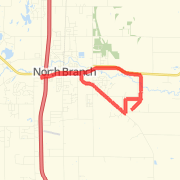 9.49 mile Road Cycling in North Branch on May 31, 2012 at 01:22 pm