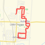 8.02 mi Run in Ashville on May 31, 2012 10:15 PM