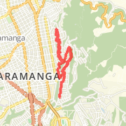 6.63 km Run in Bucaramanga on 31/05/2012 9:37 p.m.