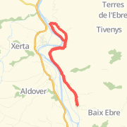 18.33 km Road Cycling in Tortosa on 01/06/2012 11:19
