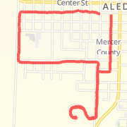 3.02 mile Run/Jog in Aledo on Jun 1, 2012 at 03:45 pm