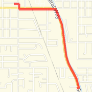 08/17/2009 Route Run route image