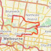 50 Lonsdale to Parkville via Yarra Boulevard