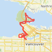 21 Km Granville Island - Stanley Park - Vanier Park  - Granville Island