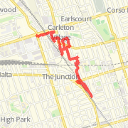 4.37 km Hike in Toronto on 2012-06-03 6:14 PM