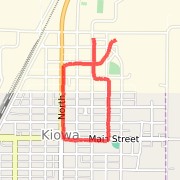 1.43 mile Trail Run in Kiowa on Jun 3, 2012 at 08:17 pm