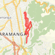 9.88 km Run in Bucaramanga on 4/06/2012 8:24 p.m.