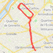 6.83 km Walk in Paris on 5 juin 2012 11:23