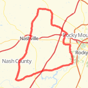 Sandy Cross to Old Bailey to E. Castalia to Red Oak to Hunter Hill to Halifax 35 miler